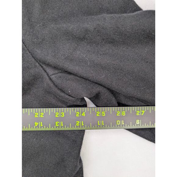 GUESS Wool Mens Peacoat Large Black Business Winter Coat - Picture 4 of 6